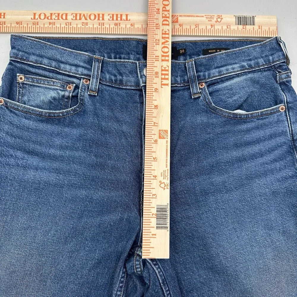 Alex Mill Amber Midrise Slim Jeans Women 30 10 32x29 Vintage Dark Indigo USA